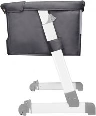 Приставне ліжечко Lionelo Theo Dark Grey
